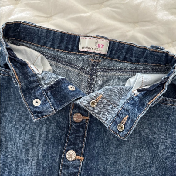 Denim Button-Front Skirt - Picture 3 of 3